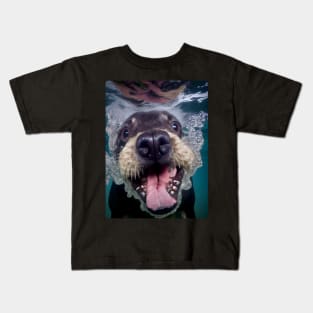 Dogs in Water #9 Kids T-Shirt